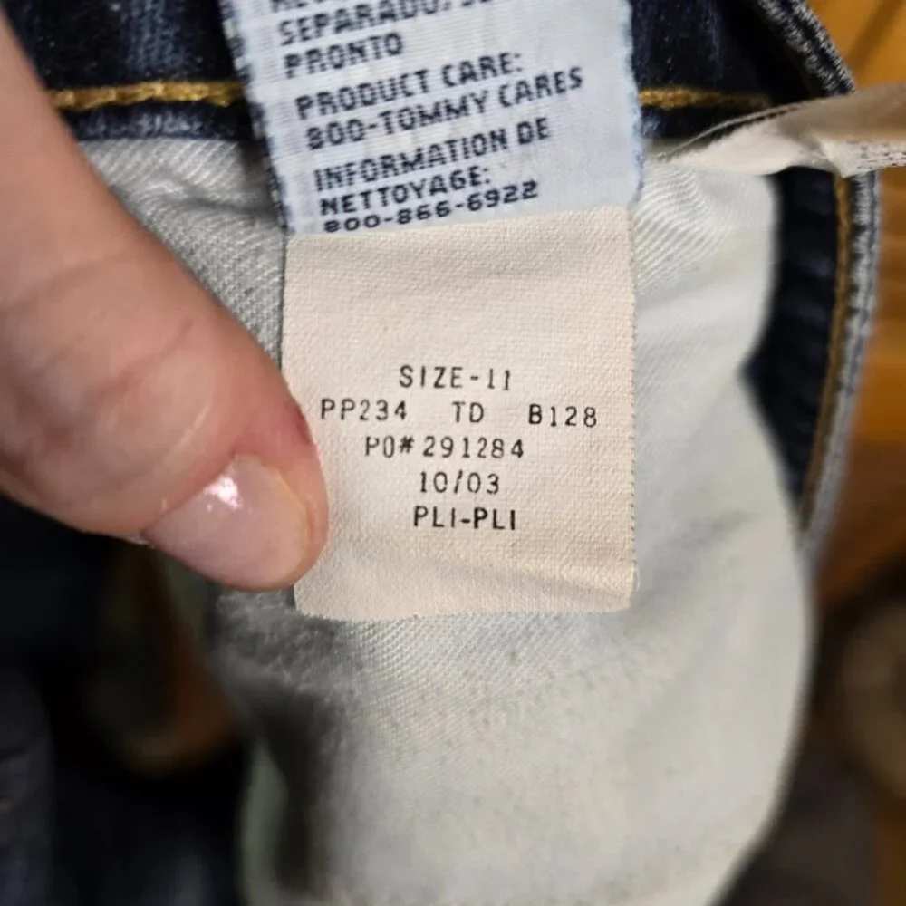 Tommy Jean's Y2K Mini Dark Denim Skirt, Size 11